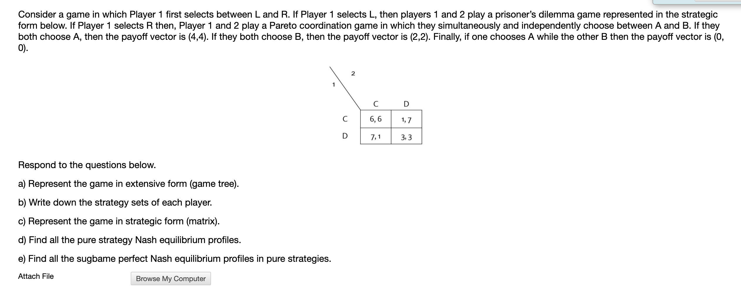 thanks......... ;_________ Consider a game in which Player 1 first selects