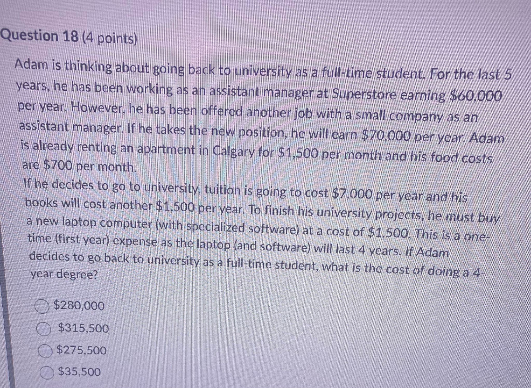 as an assistant manager. If he takes the new position, he will