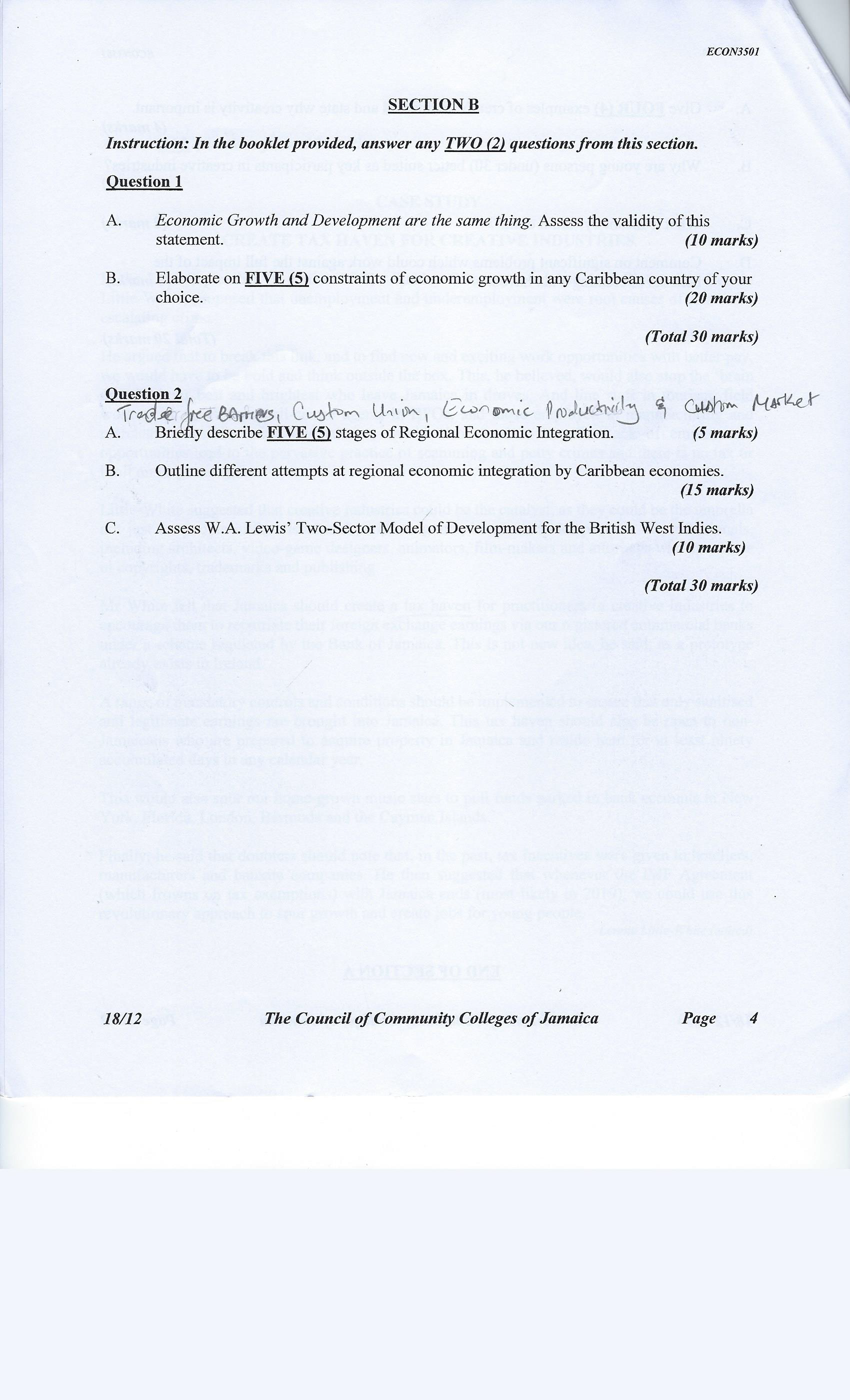 outside the box. This, he believed, would also stop the 'brain drain'