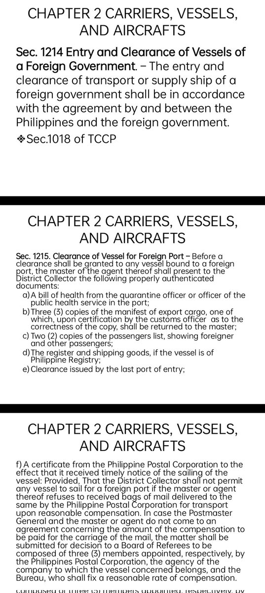 of transport or supply ship of a foreign government shall be in