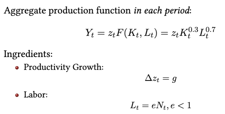 stationary. In other words, if capital-per-capita is at its steady state level,