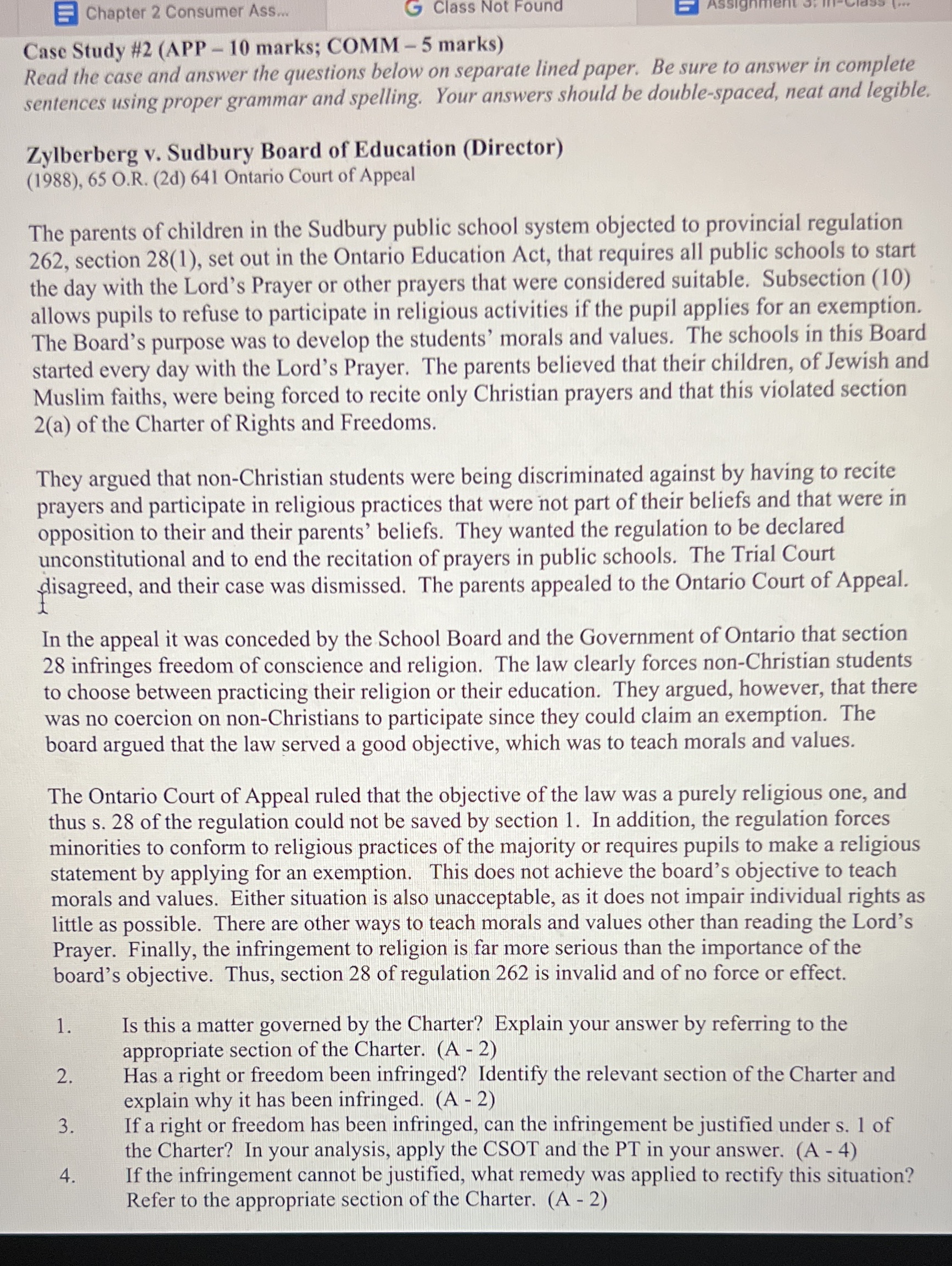 charter of rights G Class NotFouna i .3 murmur-n .. I {my