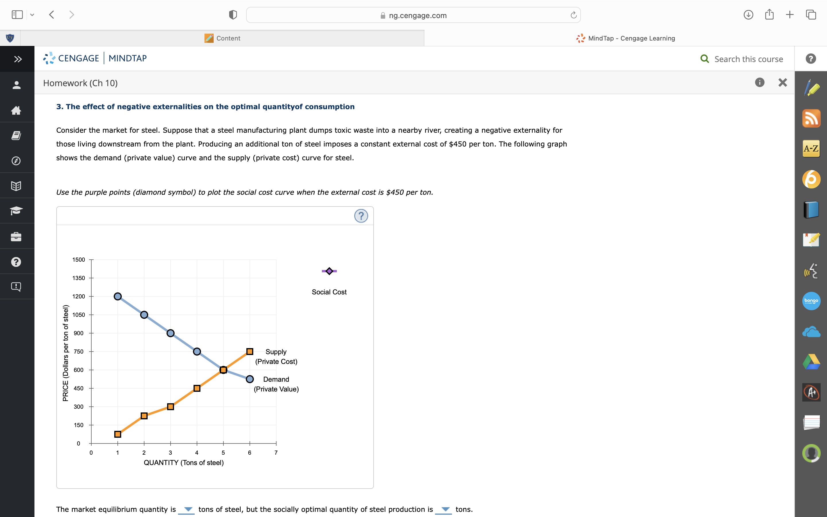 ng.cengage.com C Content Mind Tap - Cengage Learning CENGAGE MINDTAP Q