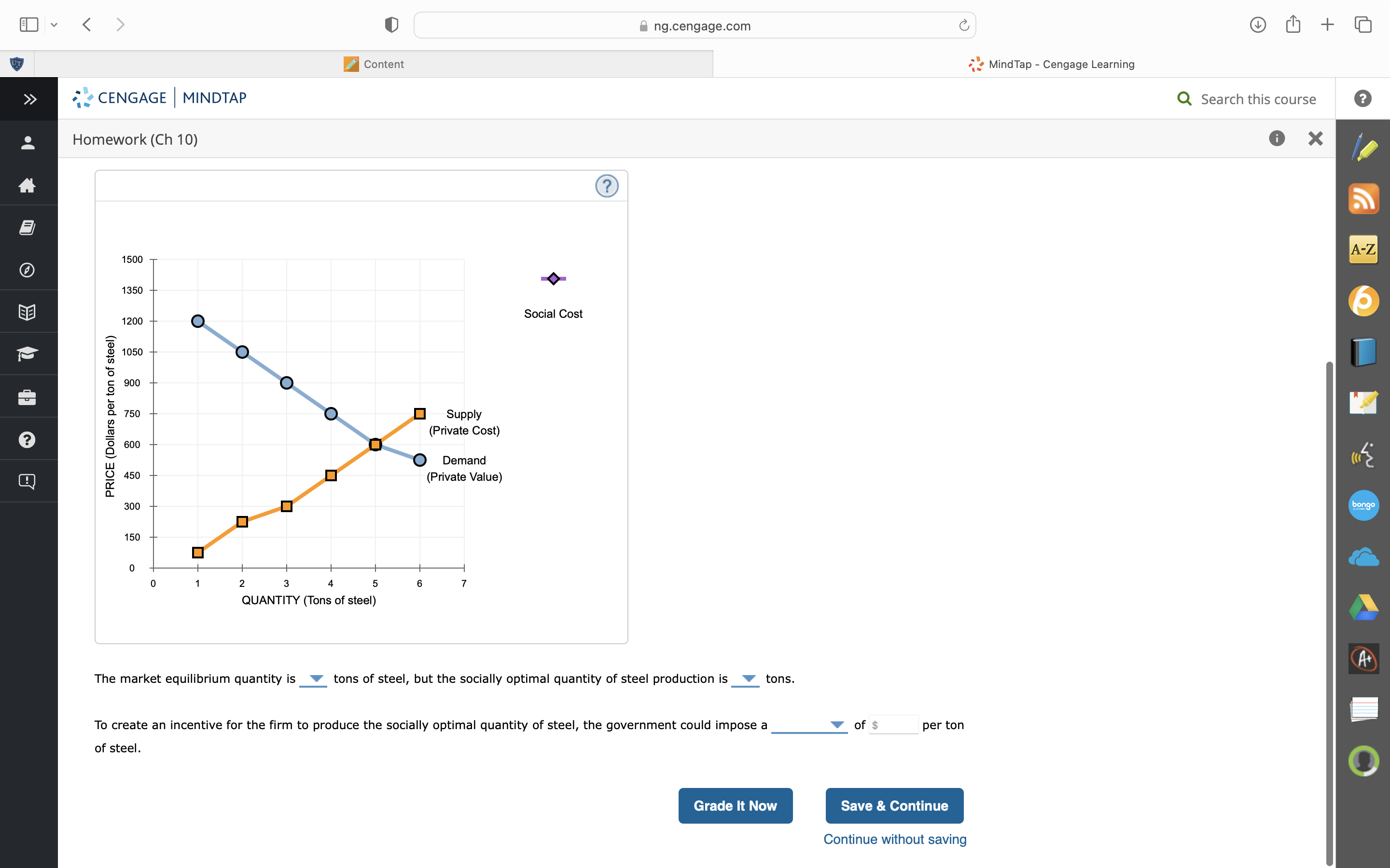 Search this course ? Homework (Ch 10) X 3. The effect of