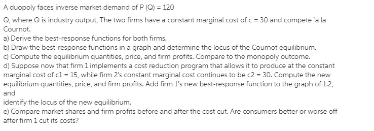 Qi =24-4P, demand Q;=-6+2E,_,P, supply and expectations generator E, _P. = P,