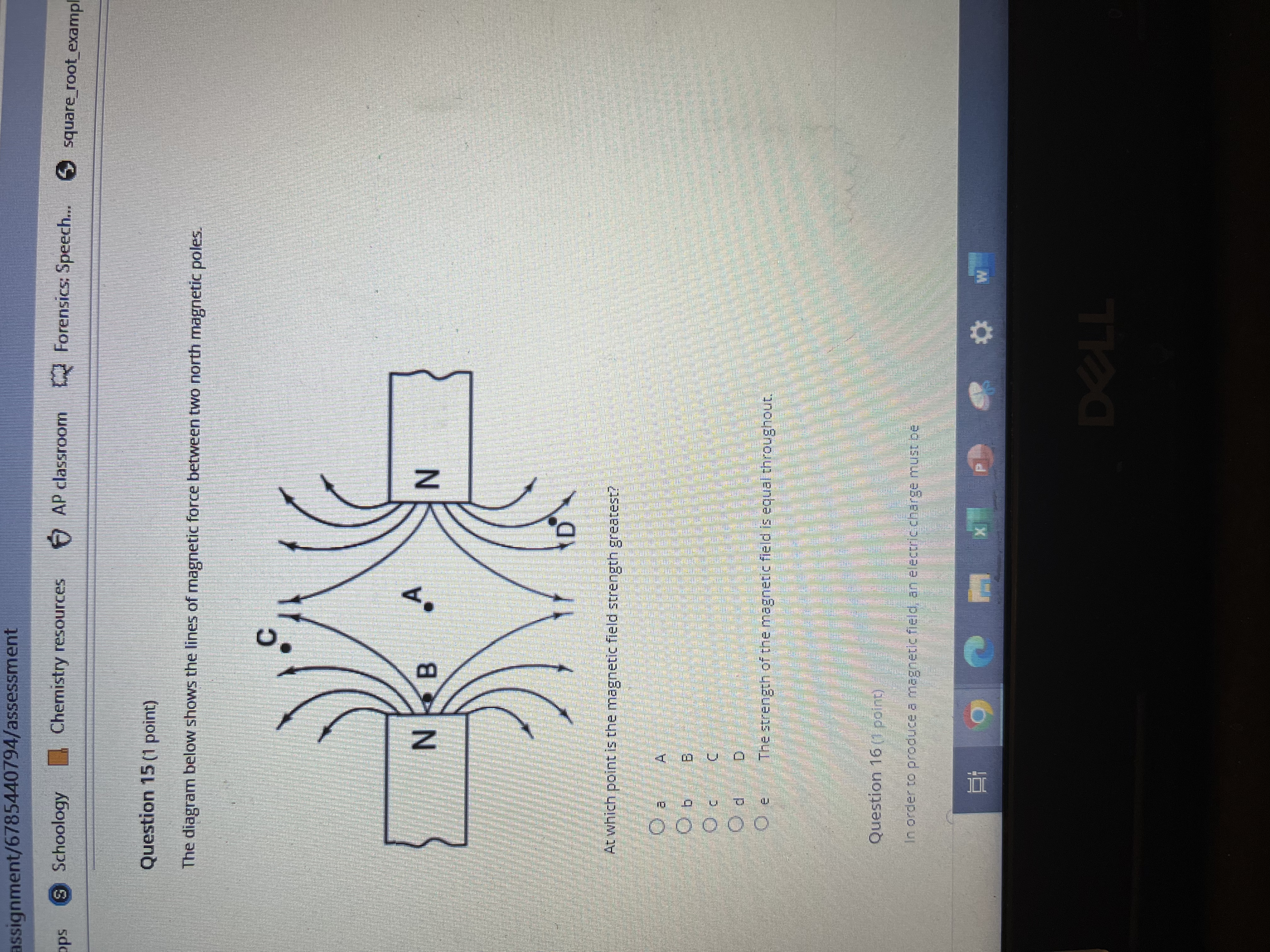 Gravitational force and magnetic force are both repulsive. b /Gravitational force is