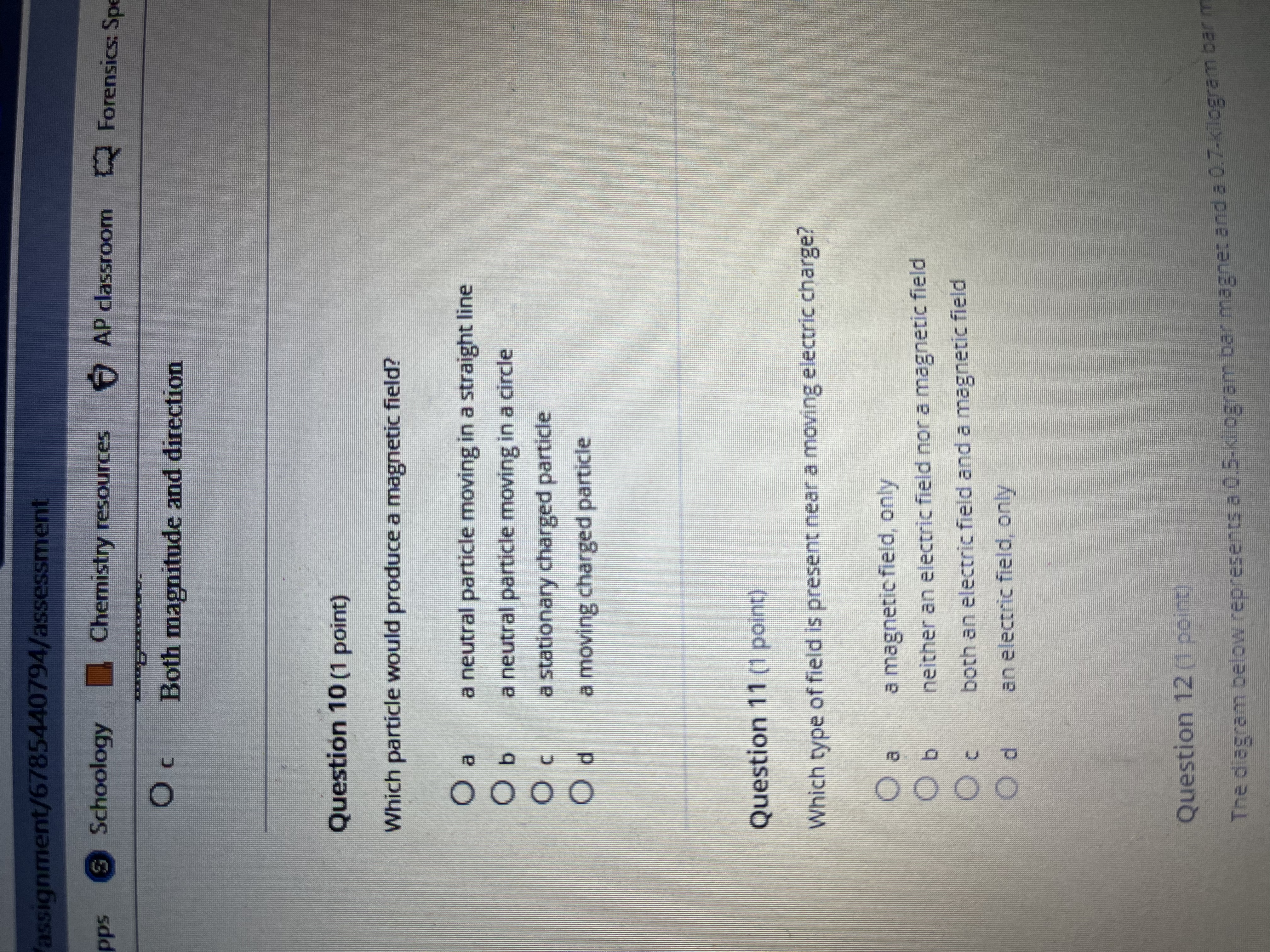 Simulation u/assignment/6785440794/assessment Apps S Schoology Chemistry resources AP classroom Forensics: Speech... square