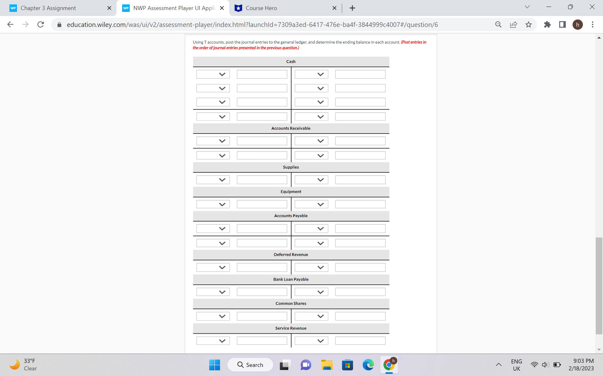 sign (or parentheses) in front of the amount entered for the particular