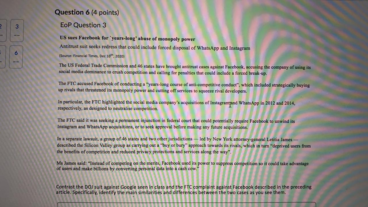 "years-long' abuse of monopoly power Antitrust suit seeks redress that could include