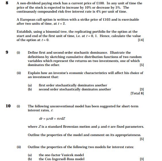 w > 0 is her wealth. (i) Show what constraints exist on