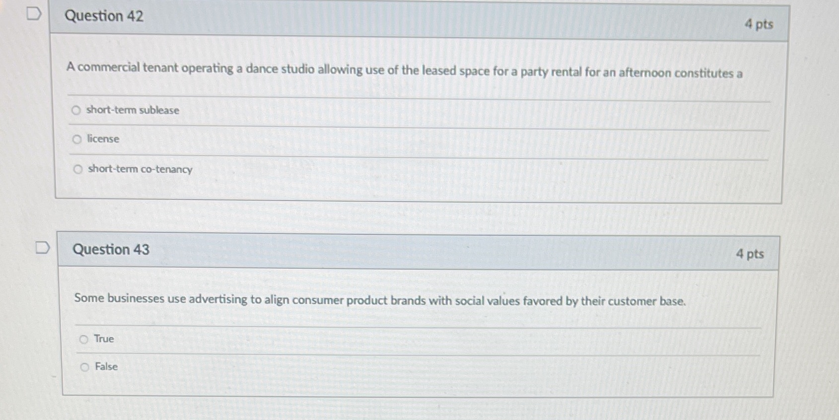 studio allowing use of the leased space for a party rental for