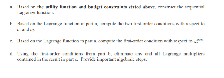 of durable goods are and P2 in periods I and 2, respectively.
