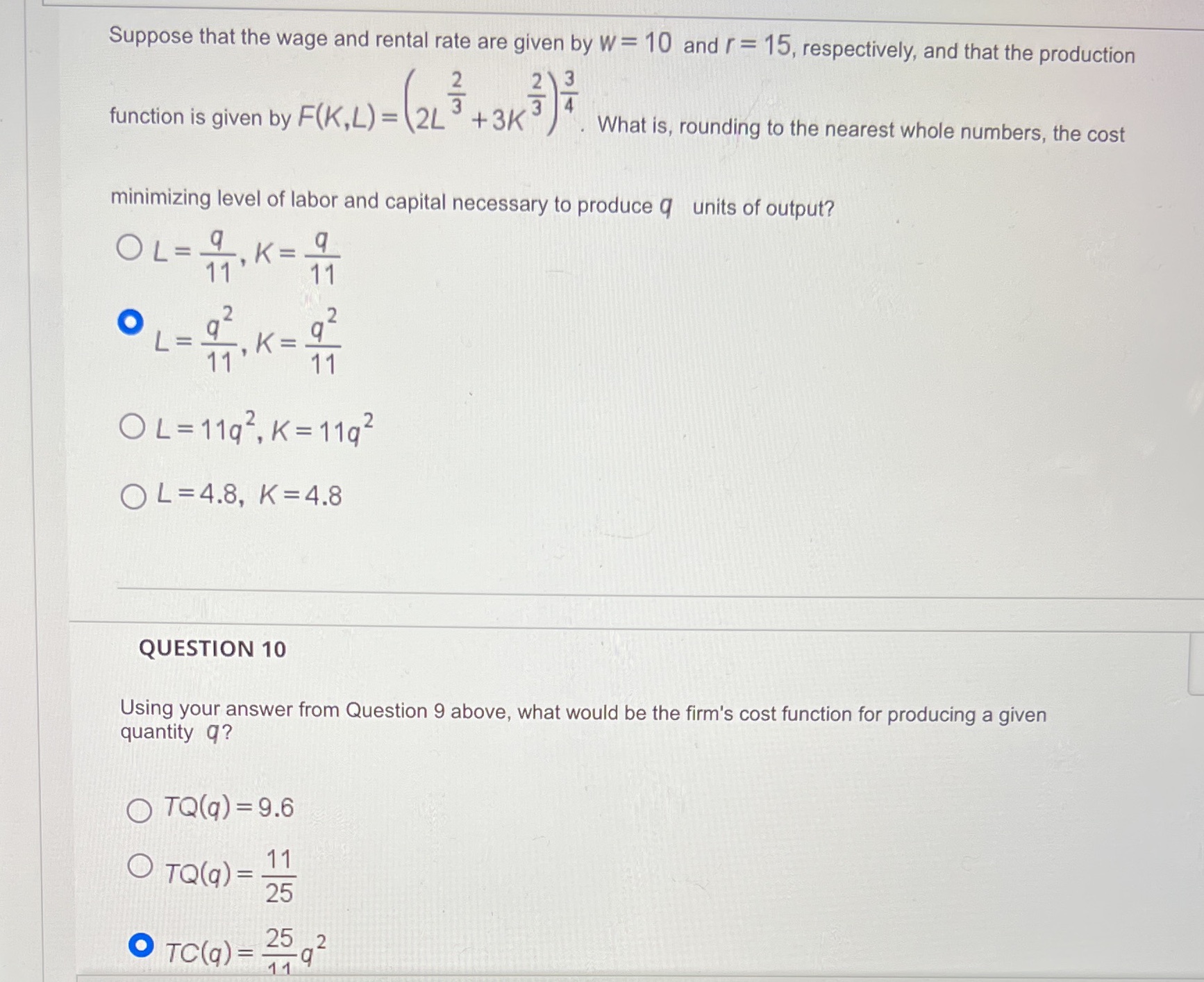  Needing help solving question 10, Question 9 is probably above question