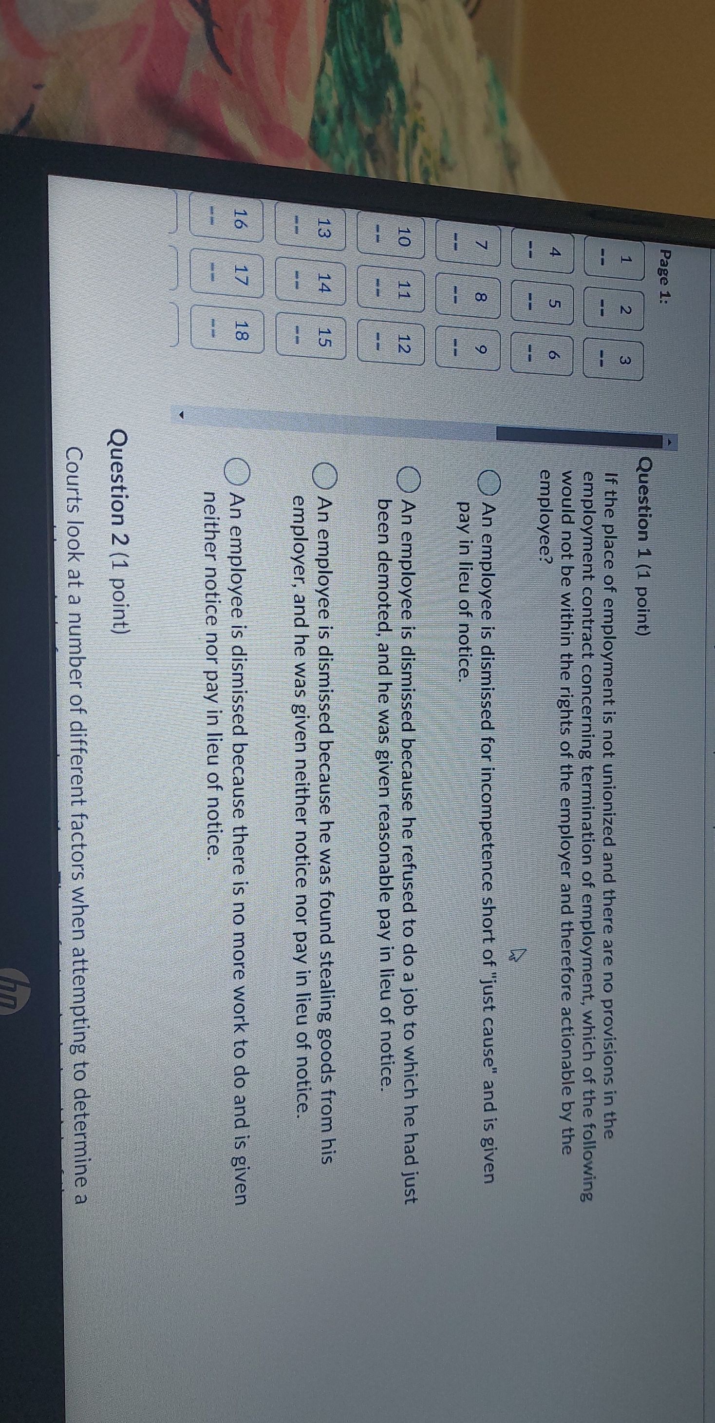 notice. Those factors include which of the C following? how many times