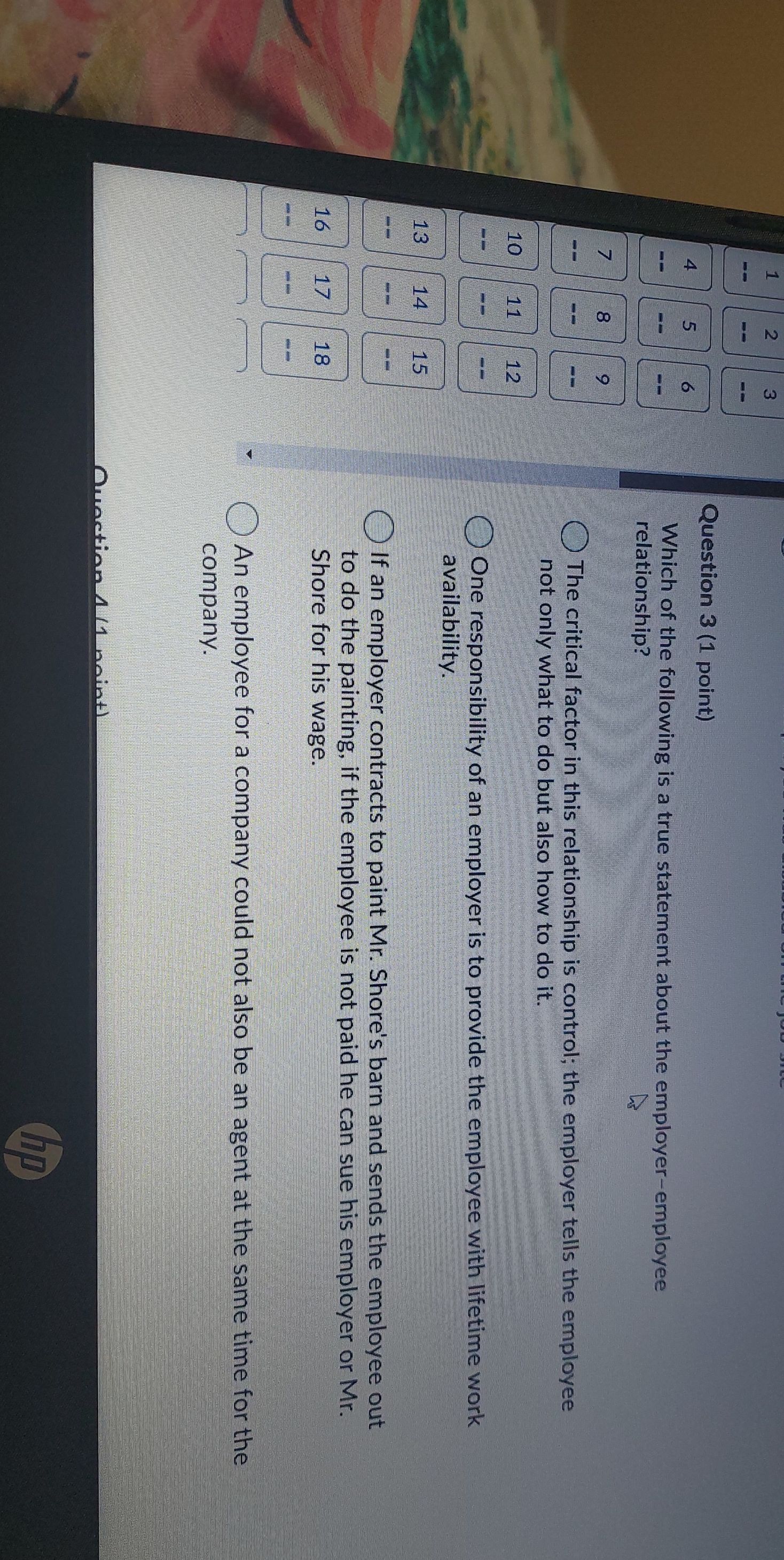 age of the employee how well the employee performed their job whether