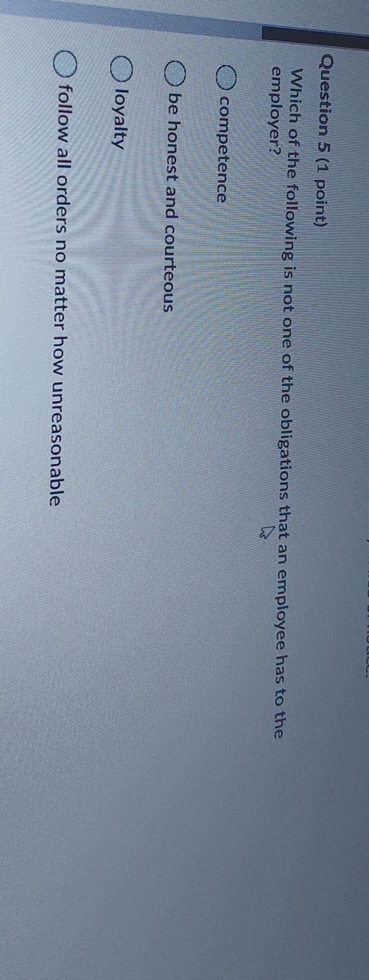 Which of the following is a true statement about the employer-employee relationship?