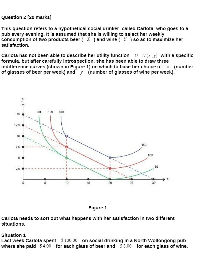  Question 2 [20 marks] This question refers to a hypothetical social