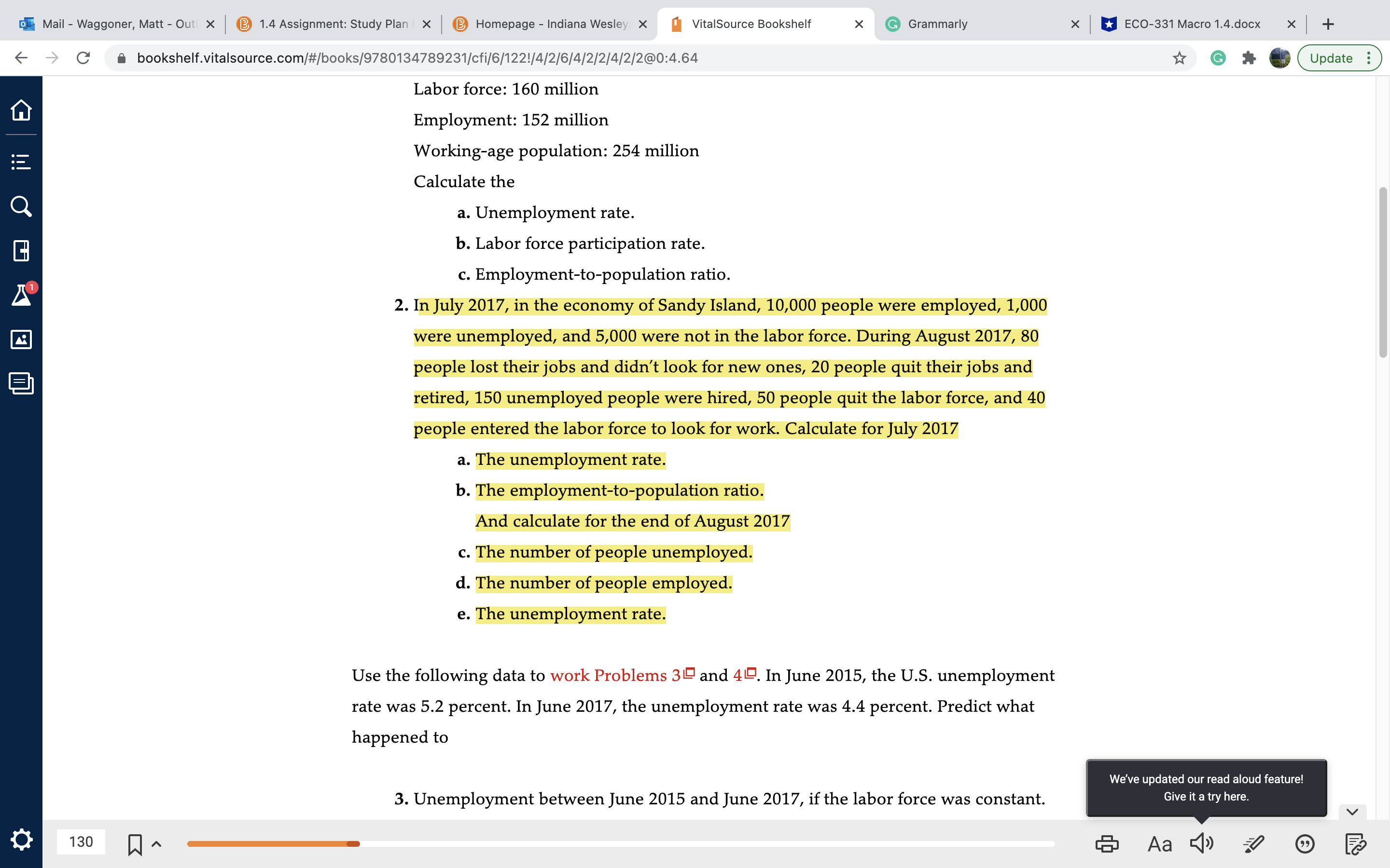  Mail - Waggoner, Matt - Out| X B 1.4 Assignment: Study