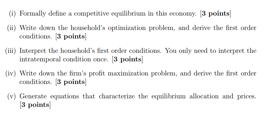 uses the resulting revenues to nance (useless) government consumption. Specically, suppose the