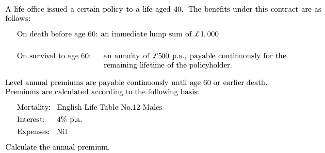order and the minimum and maximum values X MIN and XMAX are