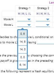 town, each playing one movie. Hubert would prefer to see one movie