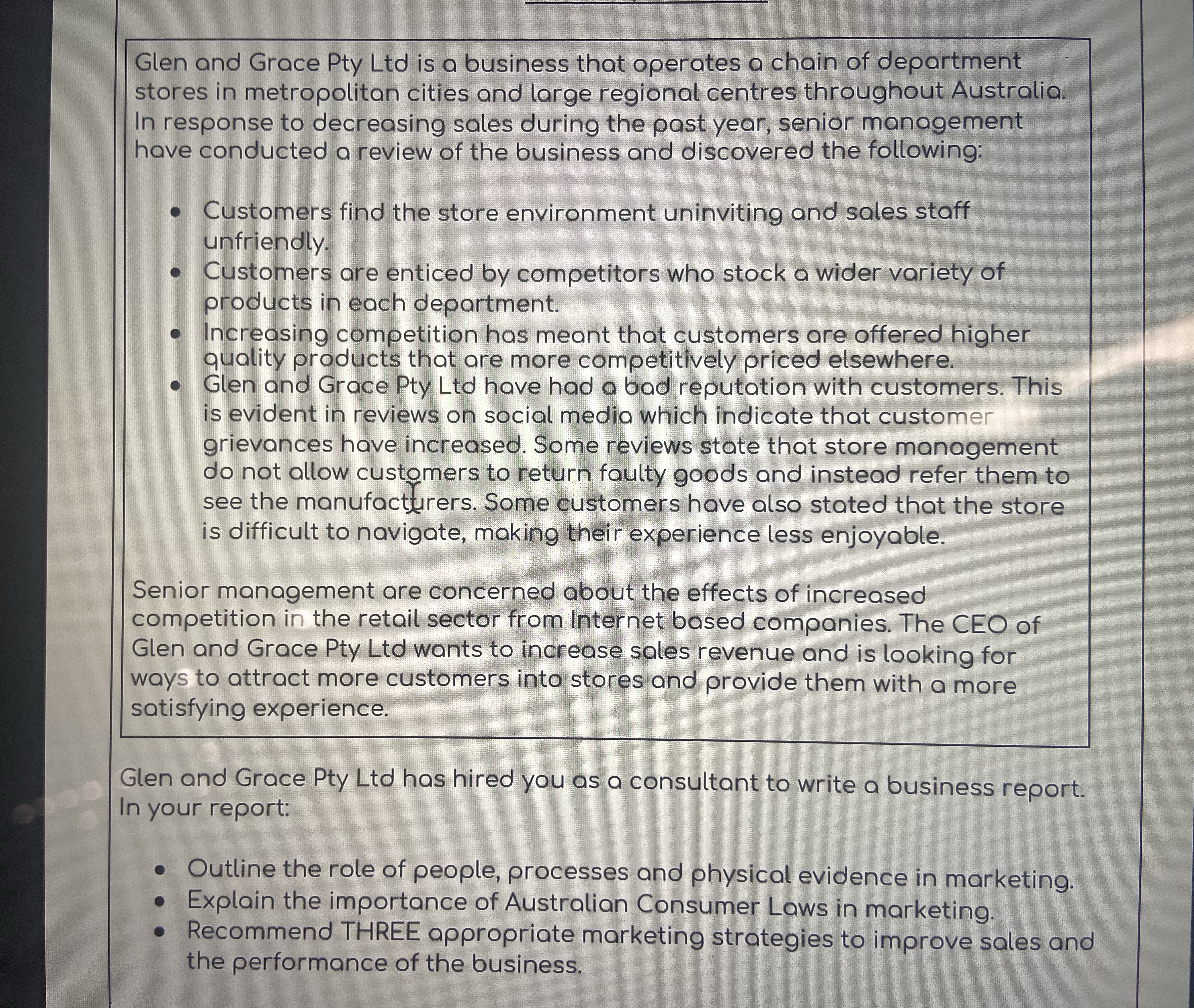 I would like to get some help with the third question