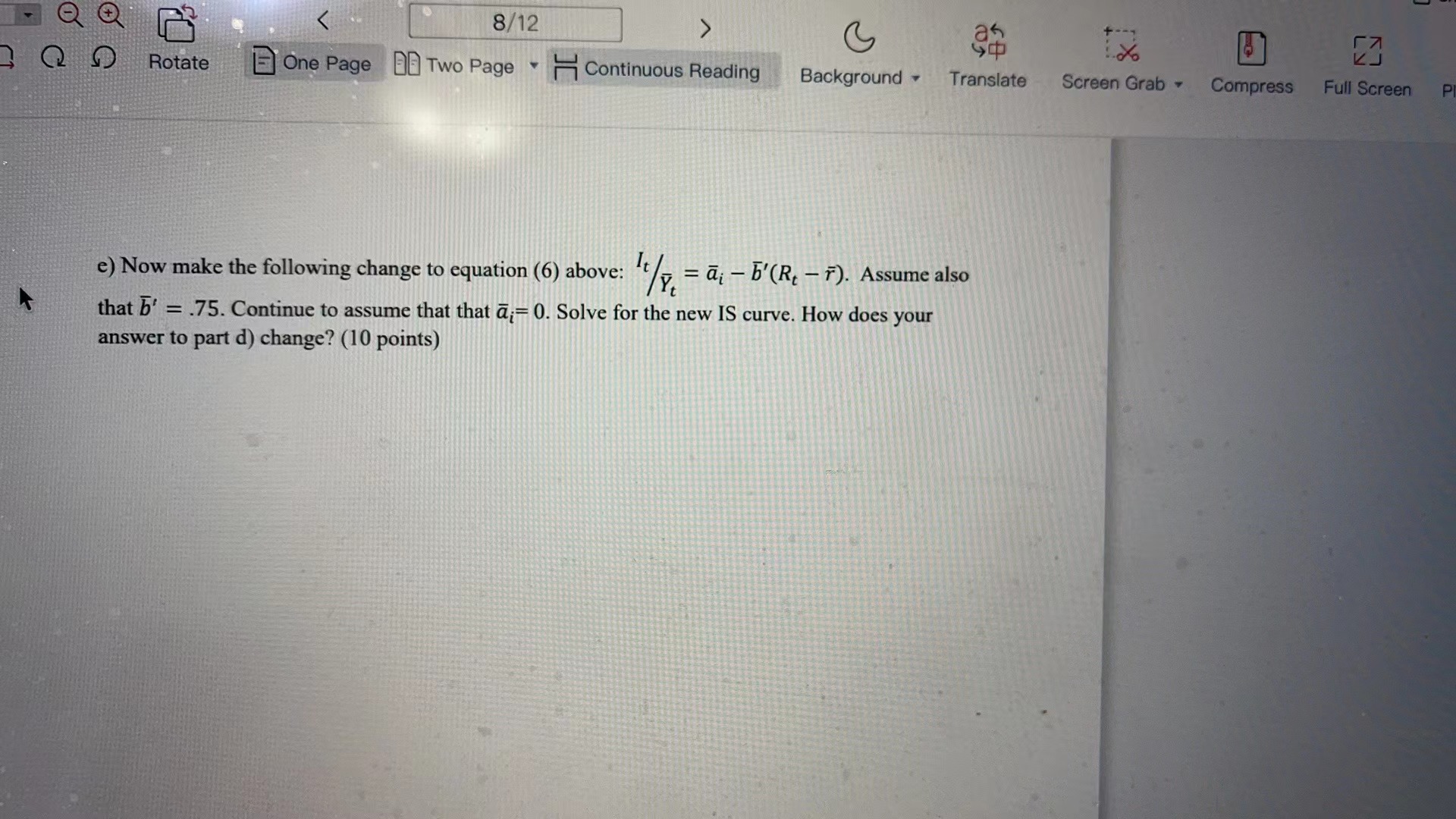 short run model of Chapters 1 1 and 12. The national income