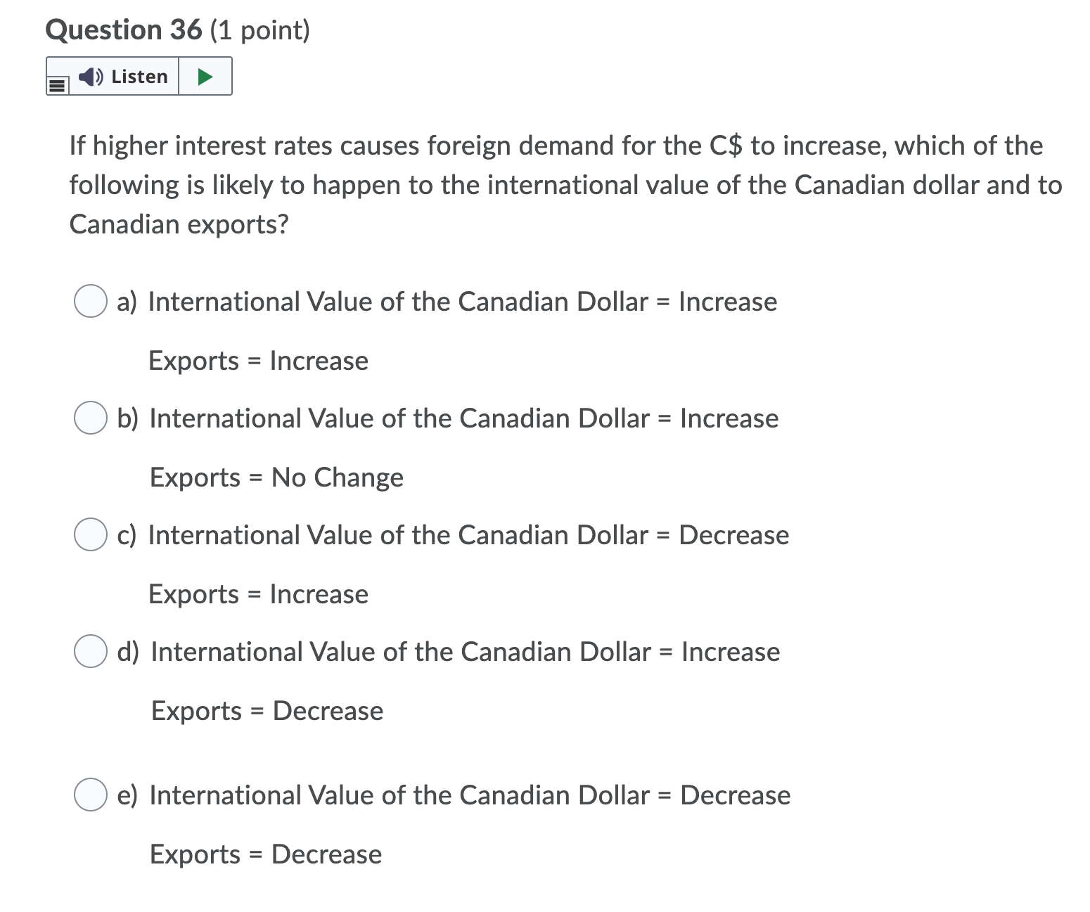 Canada like central banks in most countries can create money by: O