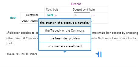 public park. Each can choose whether to contribute $300 to the public