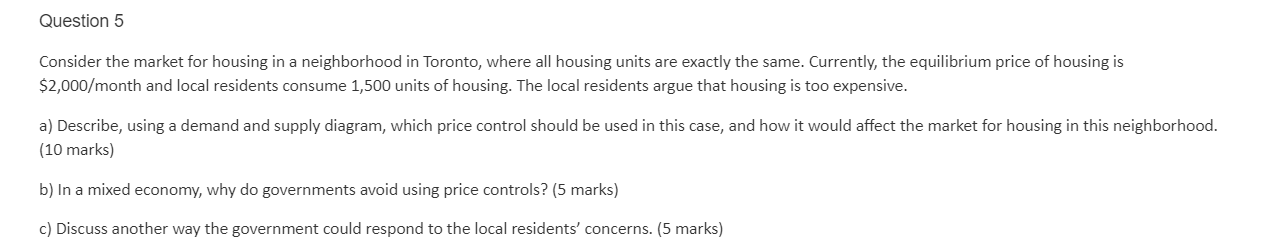  Hi, could you please help me with this Economic question? Question