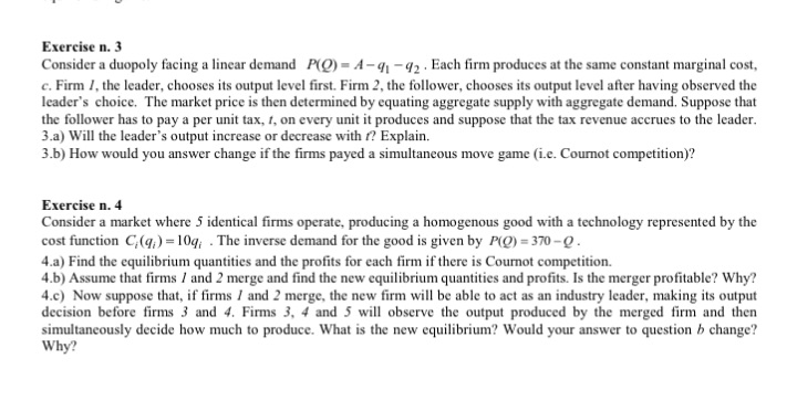 - A-9, -92 . Each firm produces at the same constant marginal