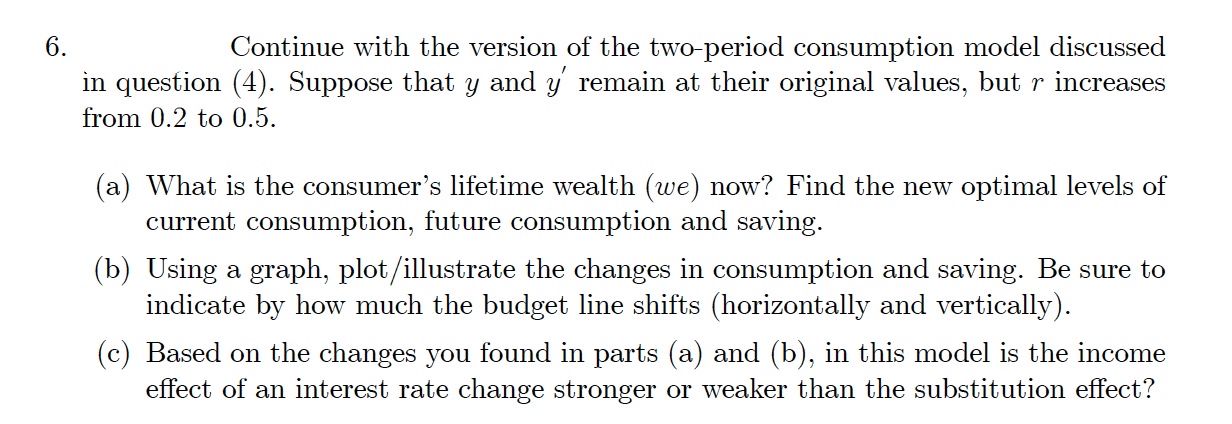 _ we. 1 + r y 1 + 7" The consurner's budget