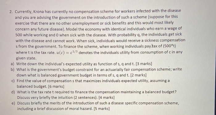  Help me here 2. Currently, Krona has currently no compensation scheme