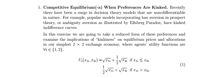 Write down the individual's expected utility as function of s, q and