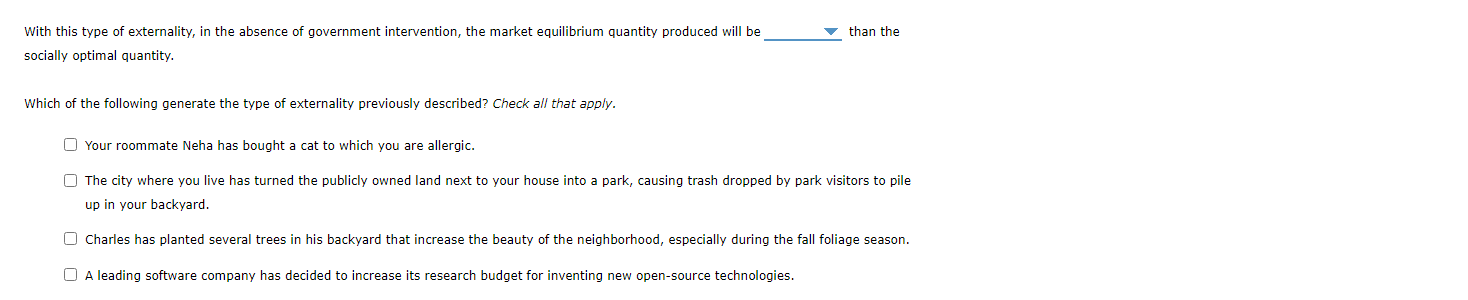 firm or person engages in an activity that affects the wellbeing of