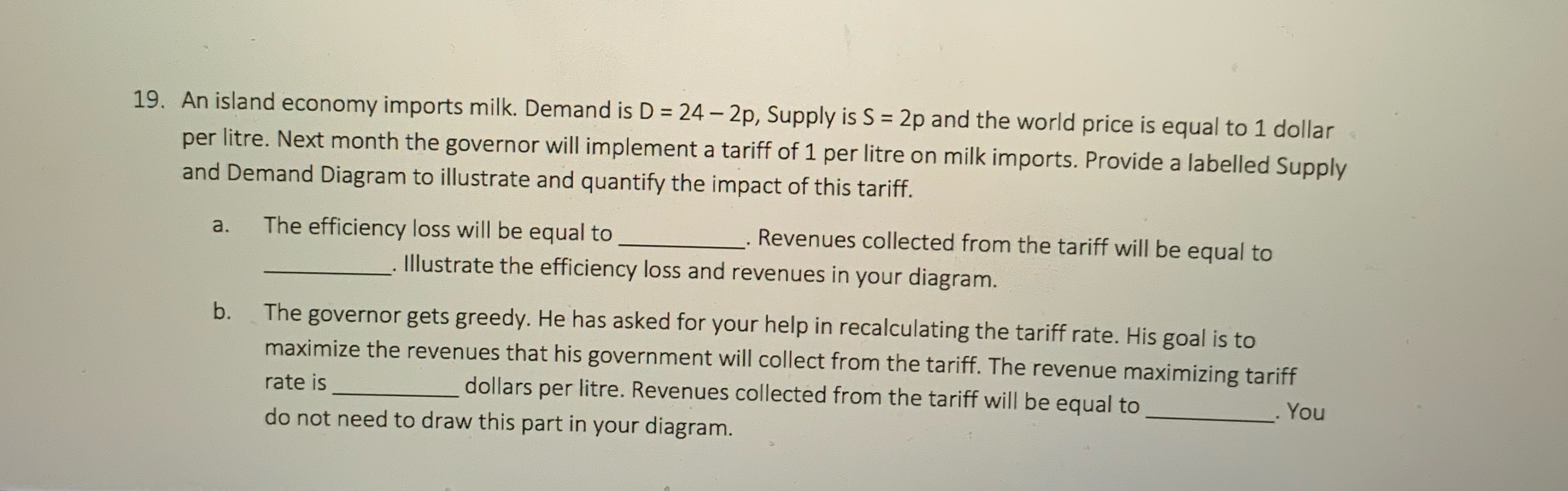 answer but also learn how to do it 19. An island economy