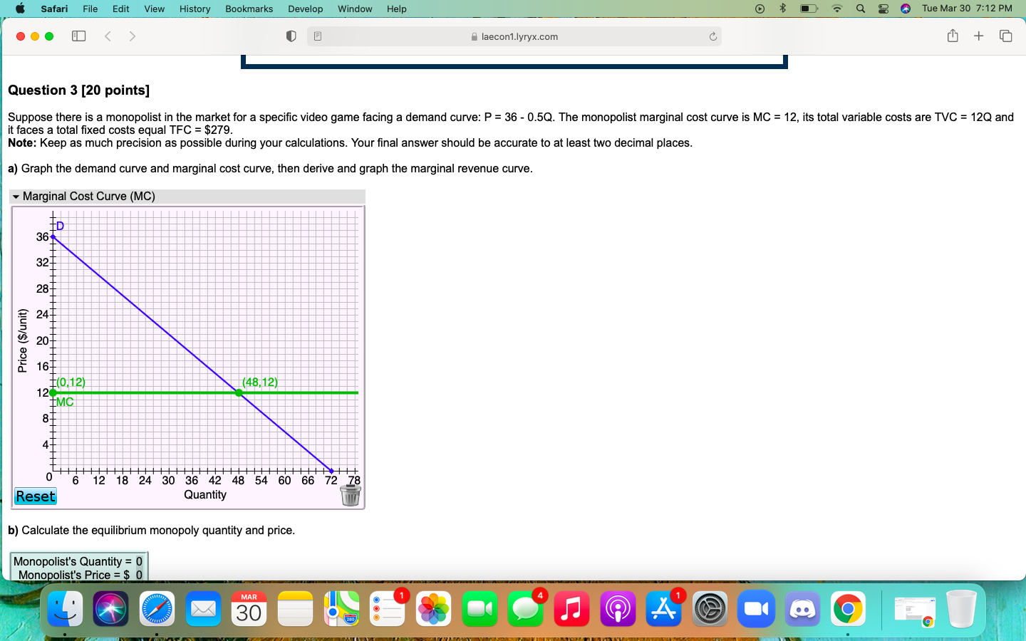  hello, I am having trouble deriving and graphing the marginal revenue