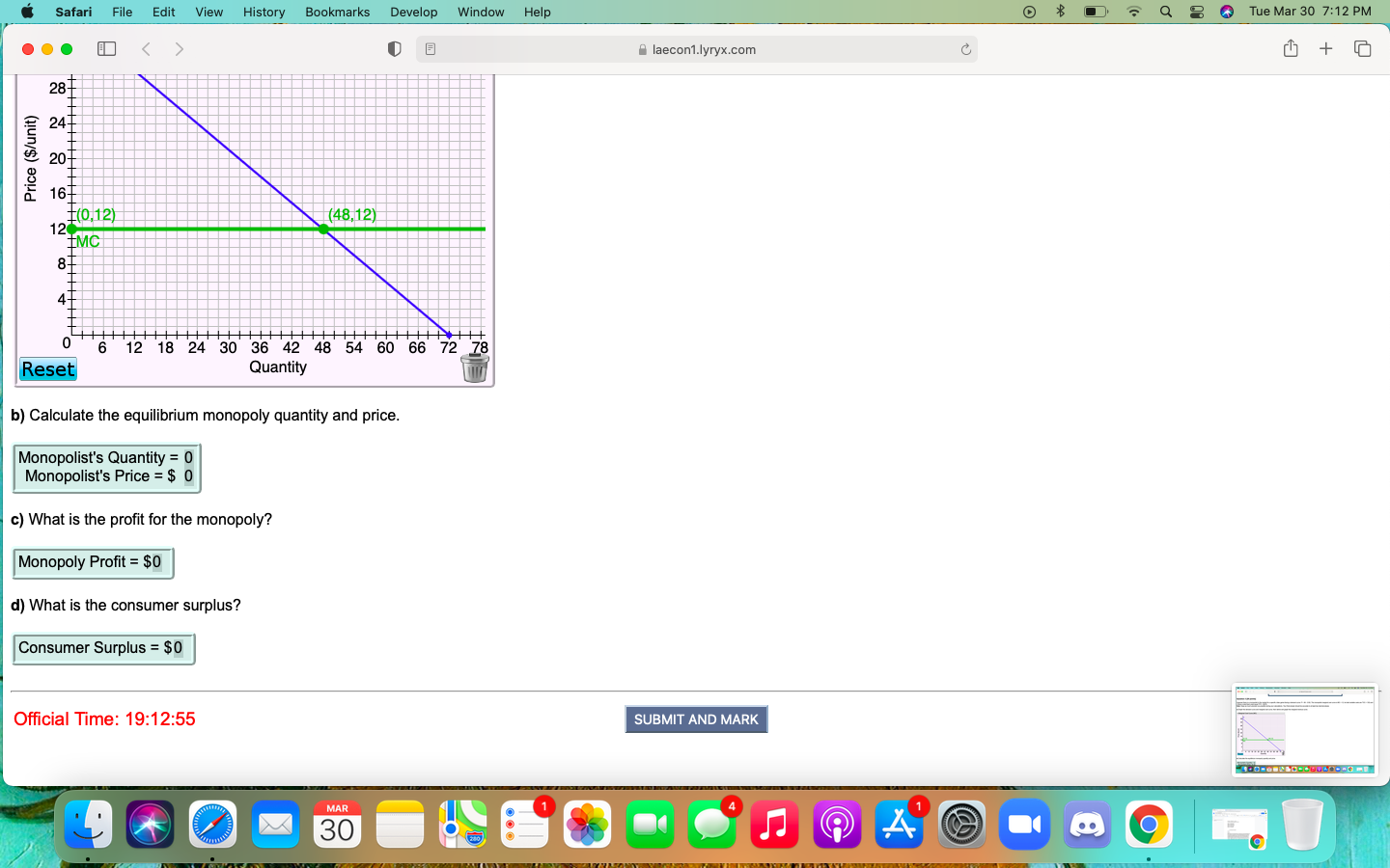 curve, as well as questions b, c and d Safari File Edit