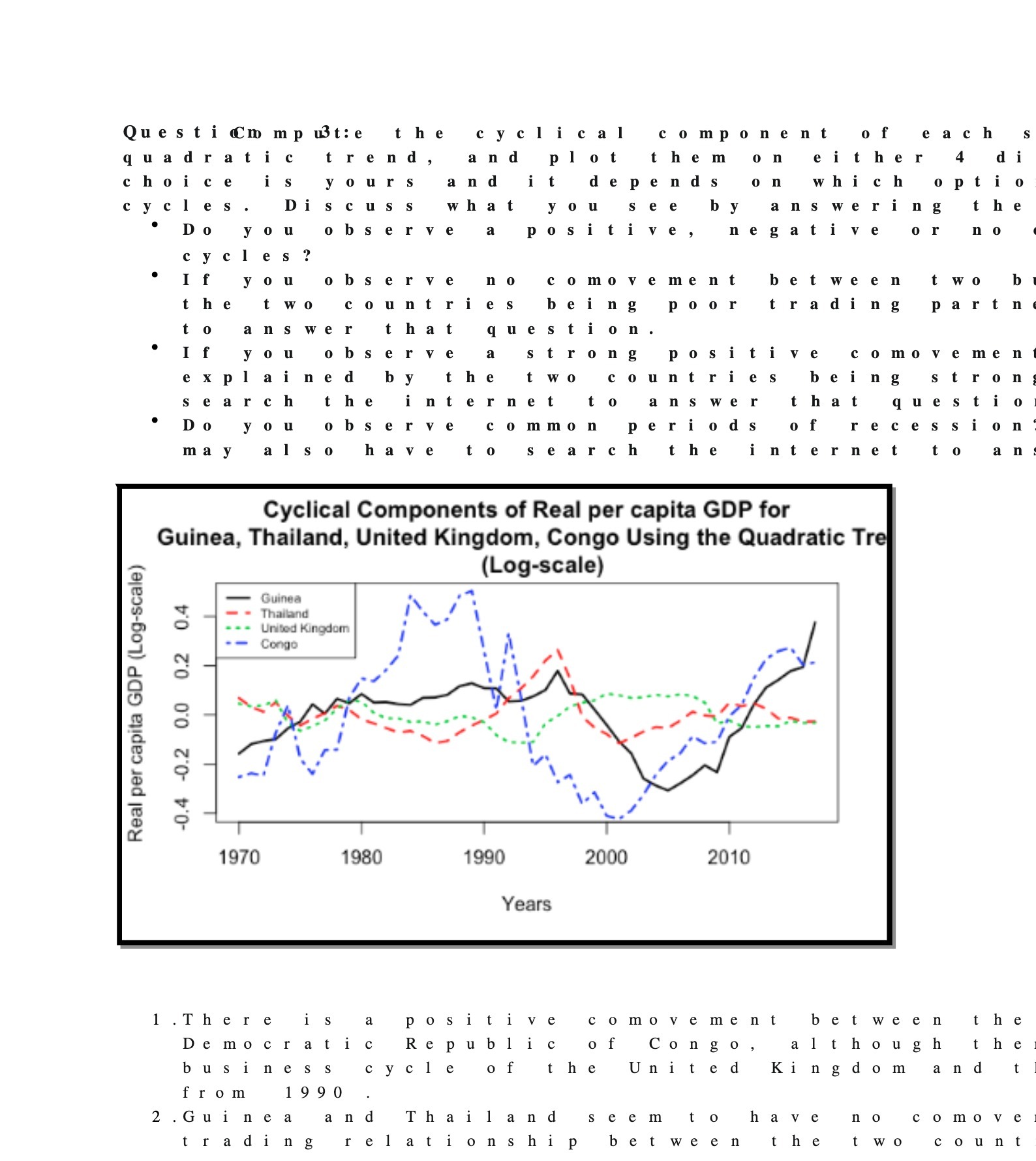  Questicm mp wt: e he cycl i al component 0 f