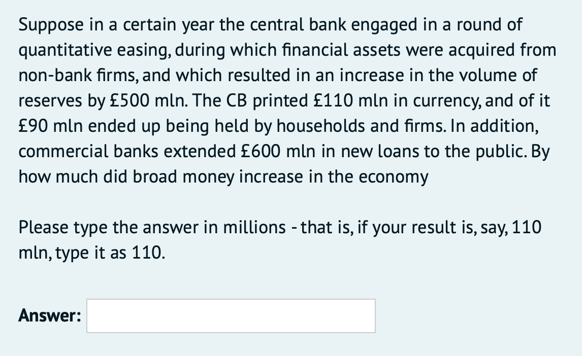 Please answer the following question. Please show full working out/ calculations