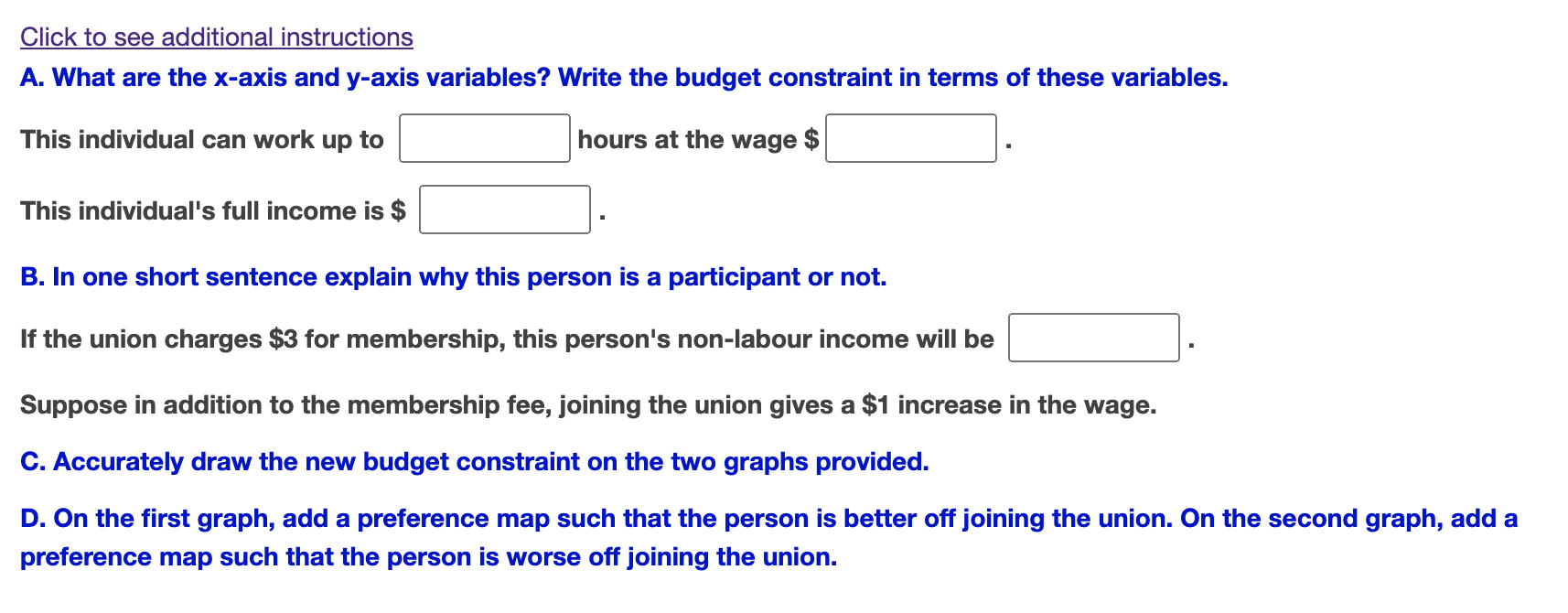 to see additional instructions A. What are the x-axis and y-axis variables?