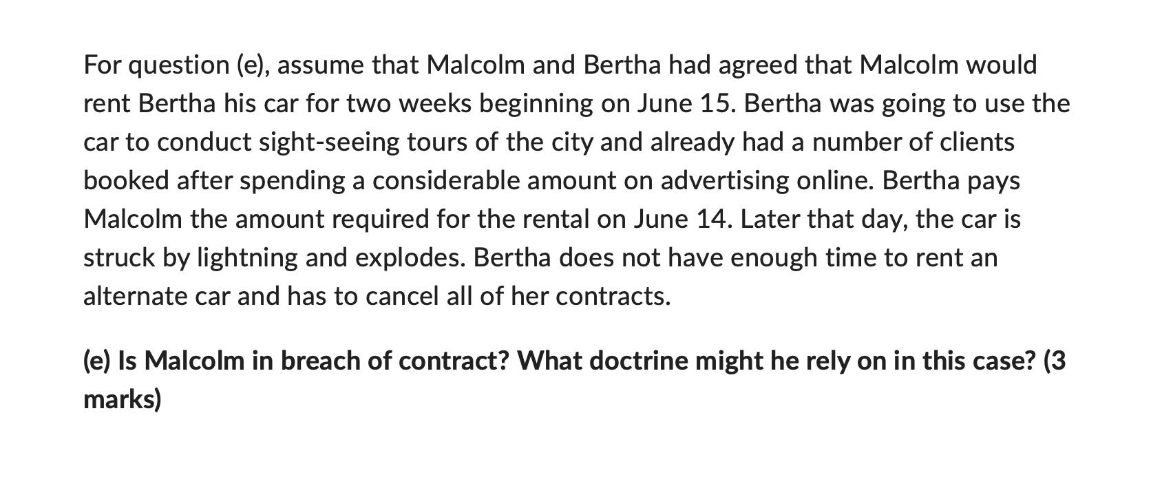 this statement: "you have to give me notice that you are interested