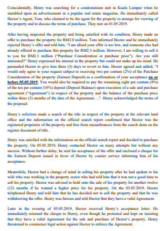 an advertisement in a popular real estate magazine and, also on his