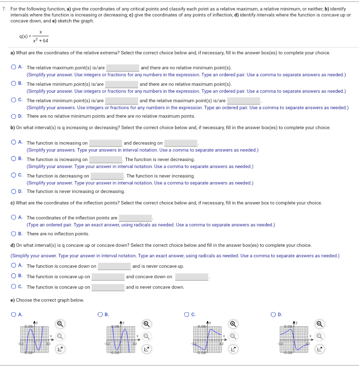 answer. Type an ordered pair, using integers or fractions. Use a comma