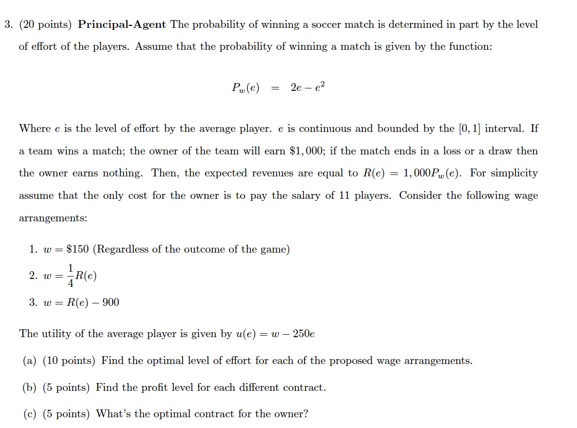 a match is given by the function: Pm (e) = 26 82