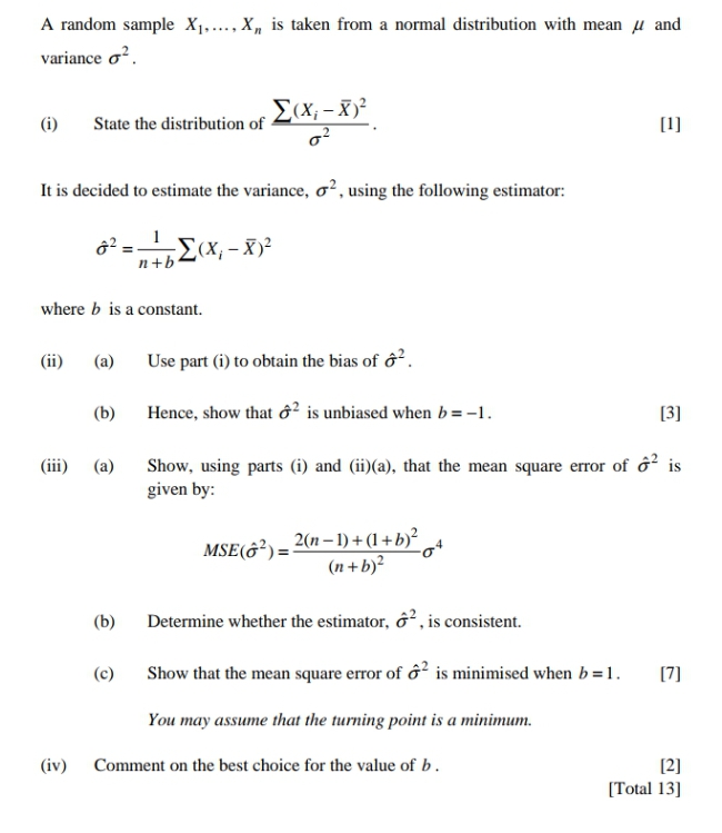 satisfied)ii) Evaluate the function in (i) at the desired critical value A