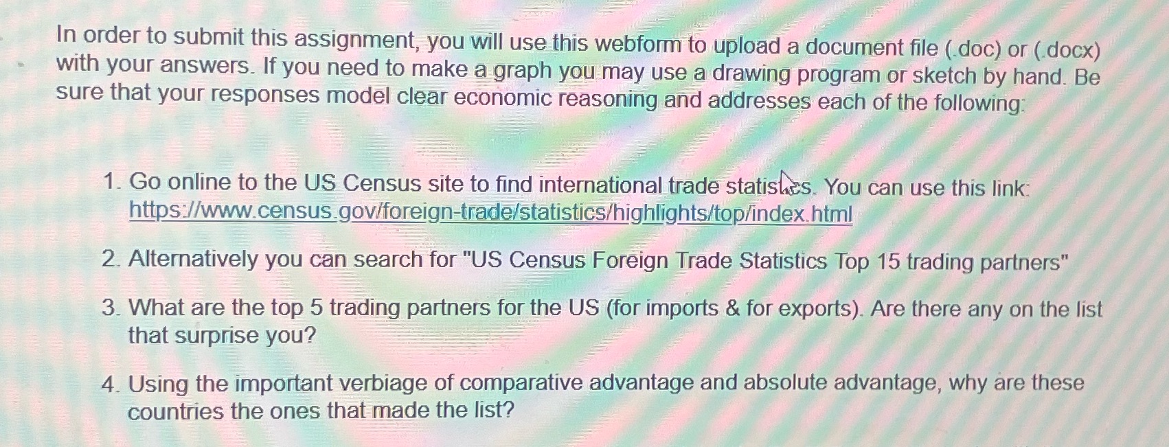 assignment, you will use this webform to upload a document file (.doc)