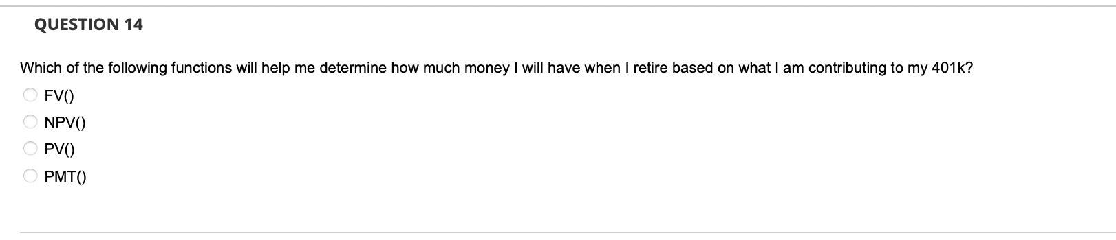GPA. What function would you use to identify the number of finance