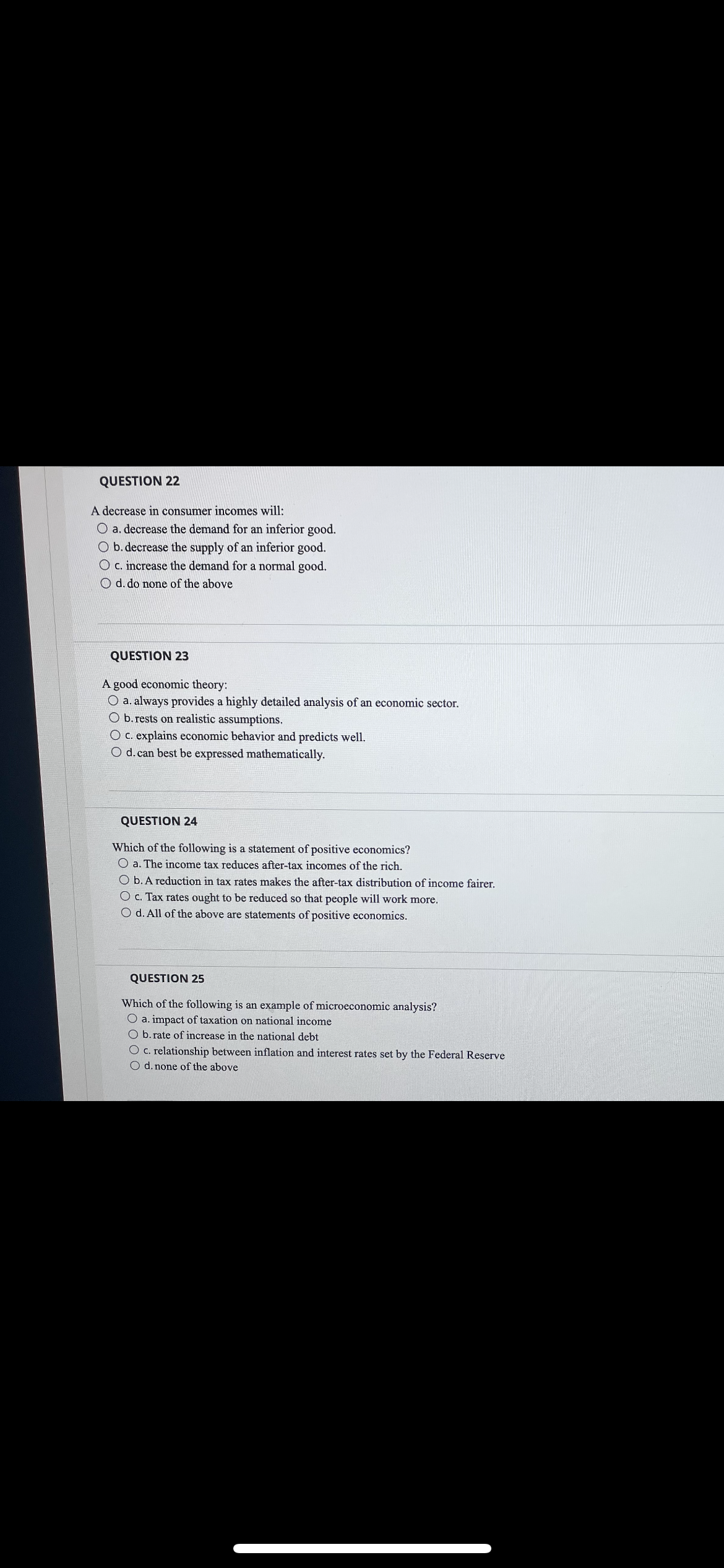 is a shaman: of positive economics? 0 a. The inmme tax reduce: