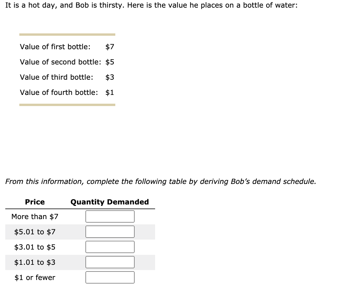 1 . Problems and Applications Q4 It is a hot day,